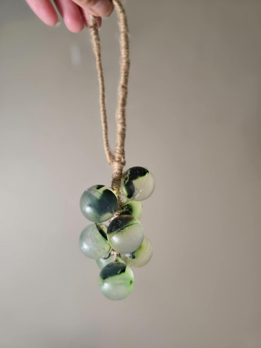 pearl like soaps with eucalyptus on twine 