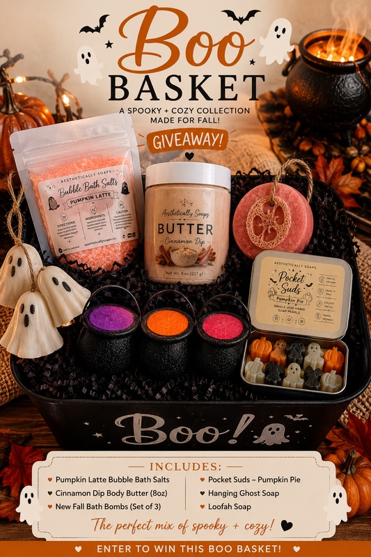 Aesthetically Soaps Boo Basket Giveaway