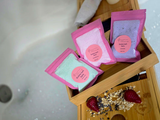 Bubble bath salts