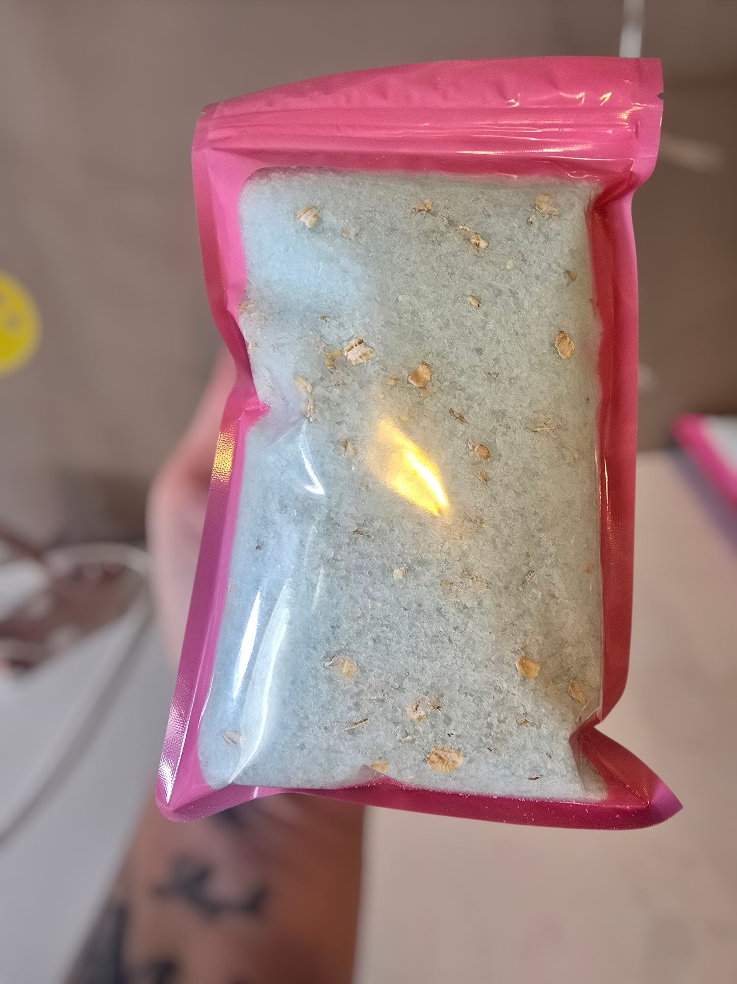 Bubble bath salts